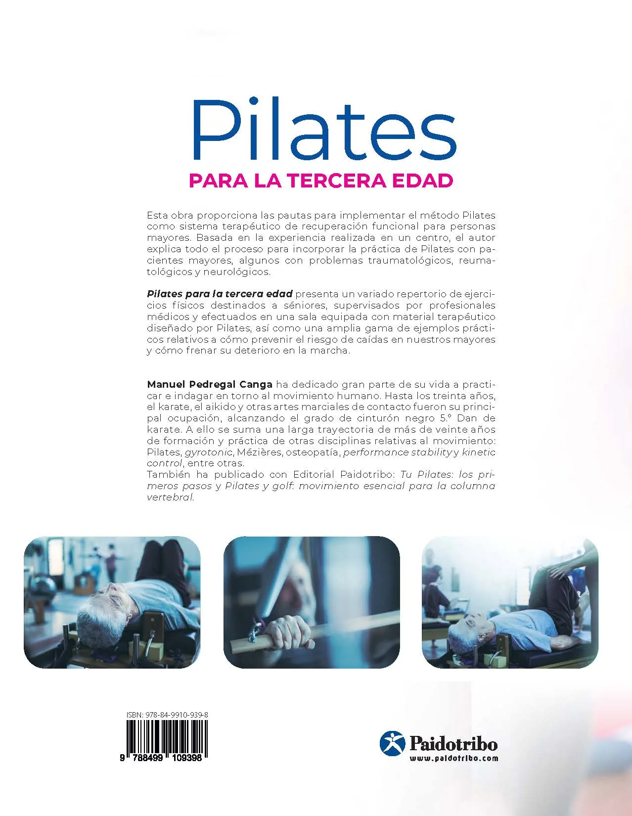 Pilates para la tercera edad CONTRATAPA